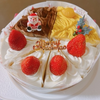 【クリスマスイブディナー】王将の餃子の王将、次男が焦ったウエル活のケーキ