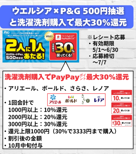 ウエルシア×QUOカードPay500円抽選と洗濯洗剤購入で最大30%還元.zip - 2.png